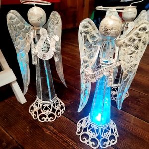 Beautiful angel candle holders